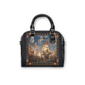 Satchel Bag  — Return of the Constitution with Deep Navy and a Back Crimson Emblem