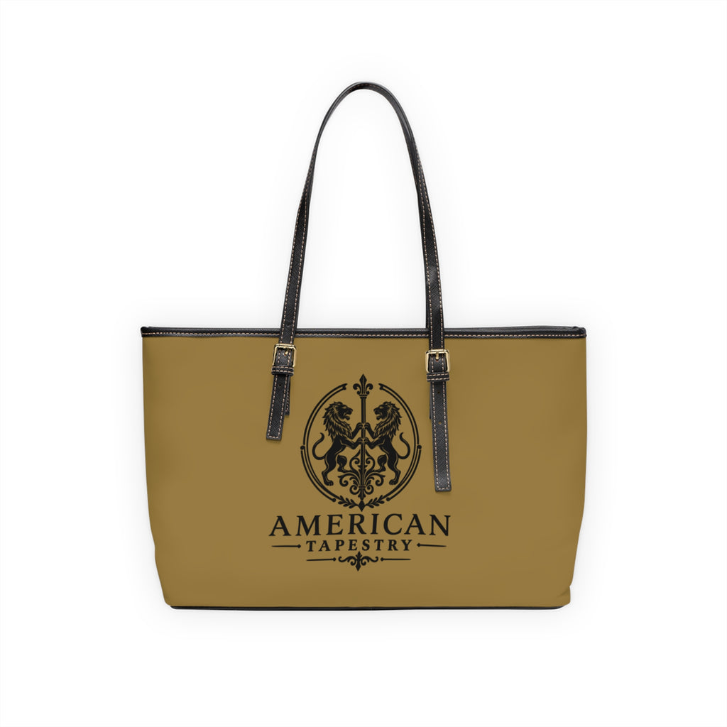 The Matador Collection-Tote-Red Cameo Bull with Saddle Brown