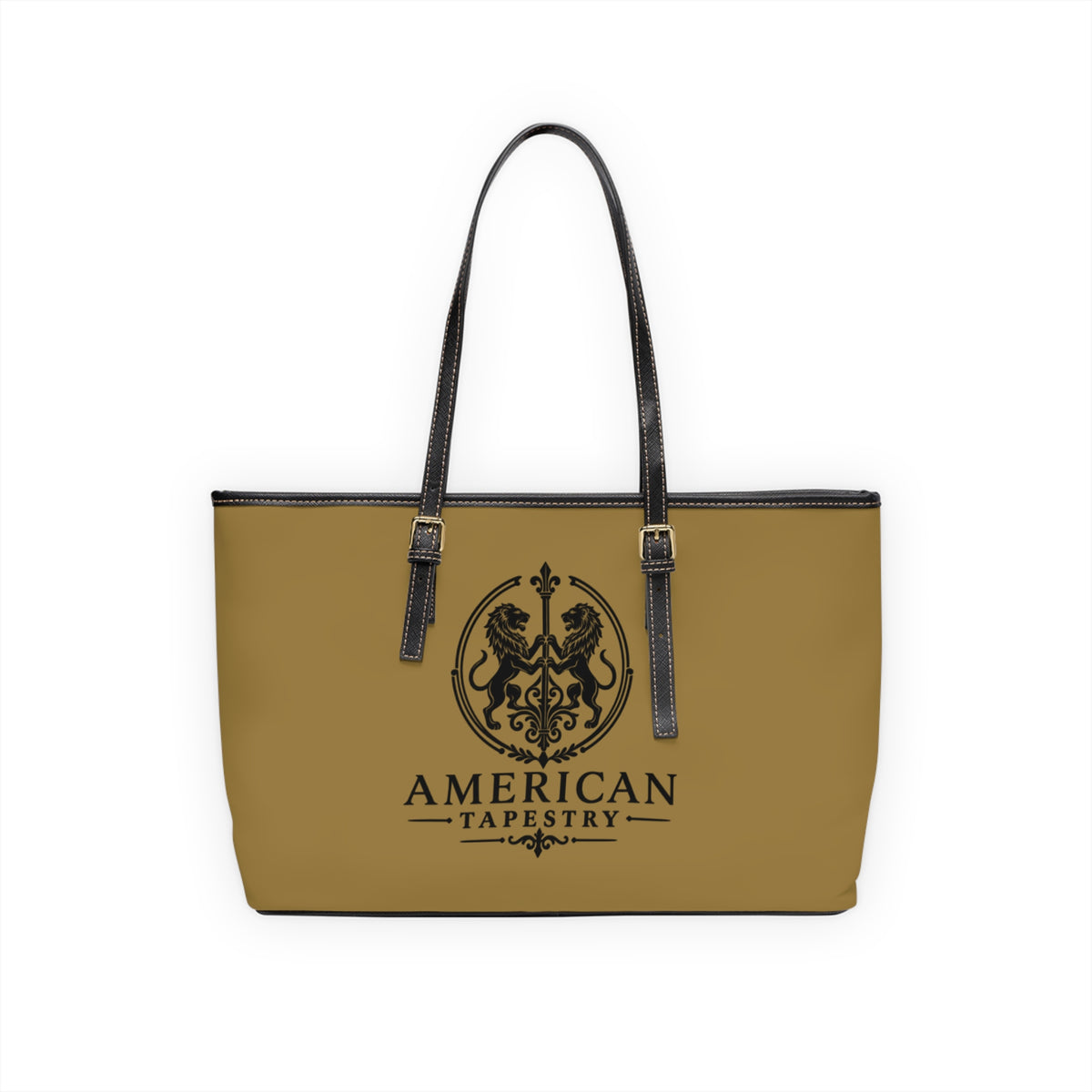 The Matador Collection-Tote-Red Cameo Bull with Saddle Brown