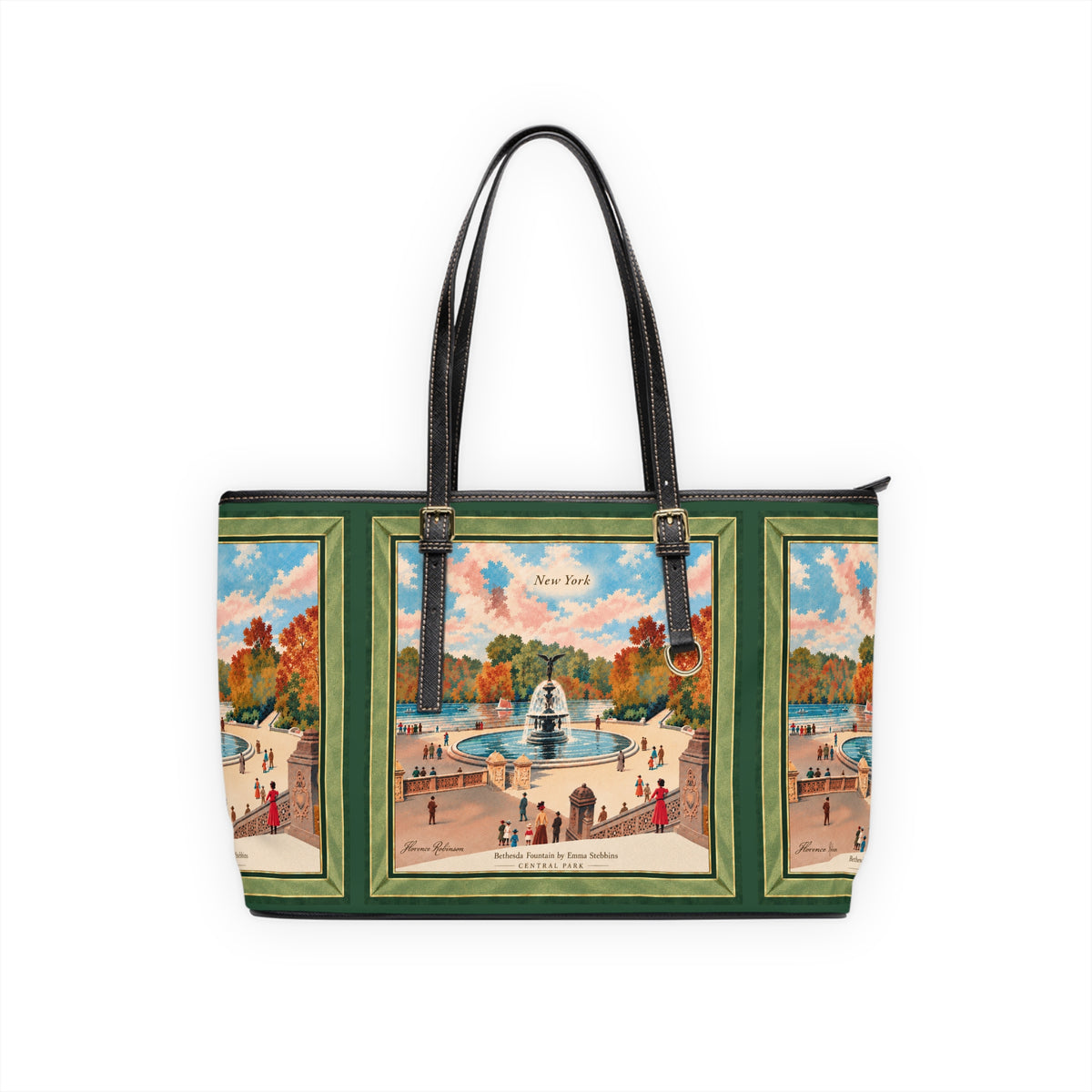 Tote — Bethesda Fountain, Central Park, NYC — Green