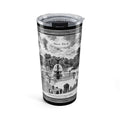 20 oz Steel Tumbler— Bethesda Fountain, Central Park, NYC — Archival Black