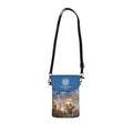 Crossbody Phone Case & Wallet Crossbody Bag — Return of the Constitution — Sky Blue with Cream Emblem
