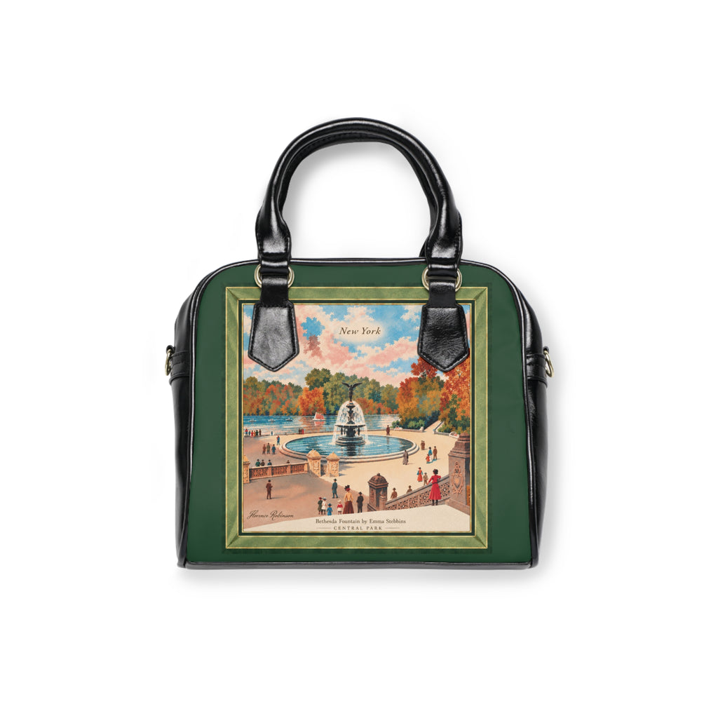 Satchel Bag — Bethesda Fountain, Central Park, NYC — Green
