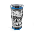 20 oz Steel Tumbler — Bethesda Fountain, Central Park, NYC — Archival Blue