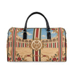 The Matador Collection-Barrel Bag-Brick Red and Olive