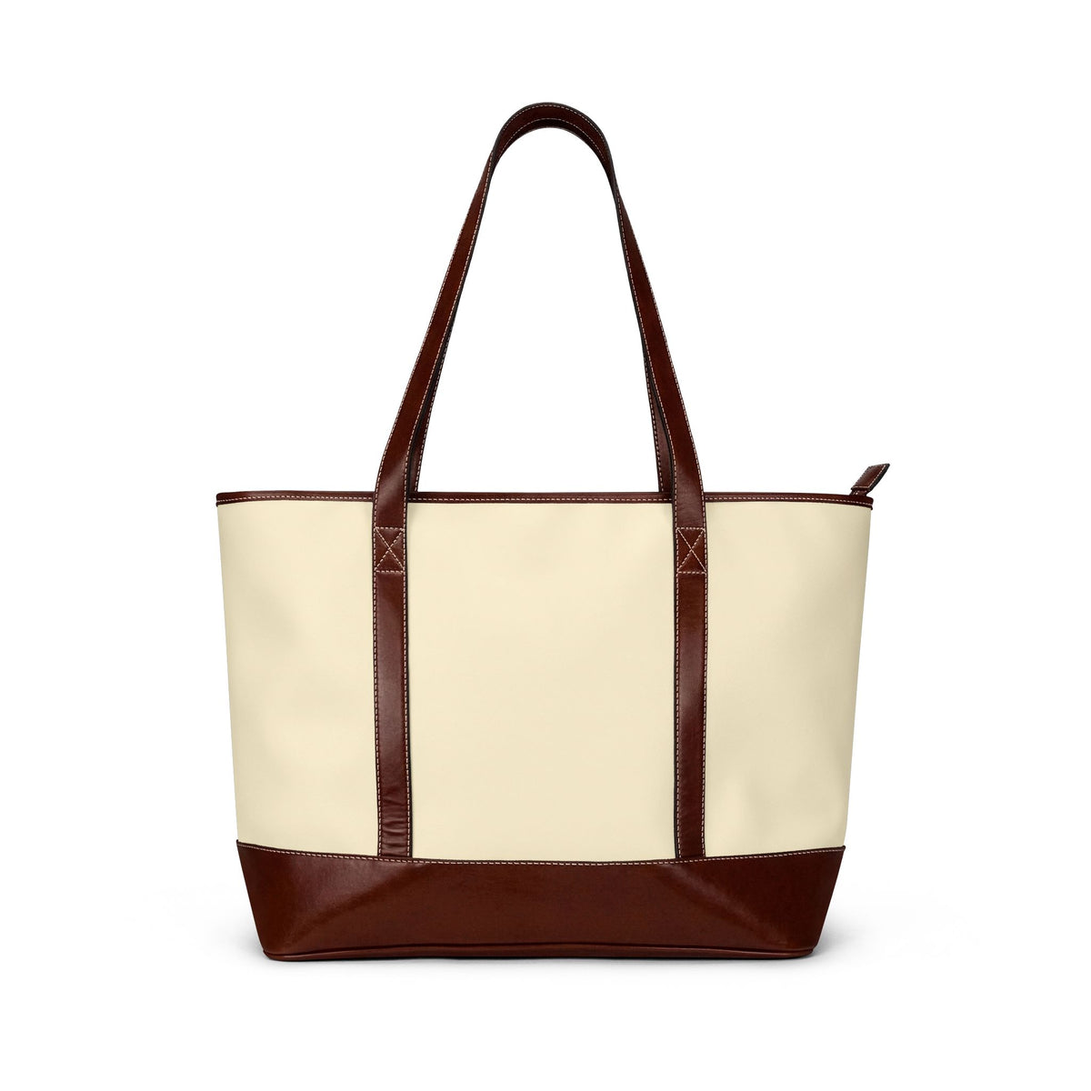 Water‑Resistant Canvas Tote — Inspired by Louis C. Tiffany (1848–1933) — Brown Lions