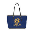 The Matador Collection-Tote-Yellow Bull Cameo with Navy