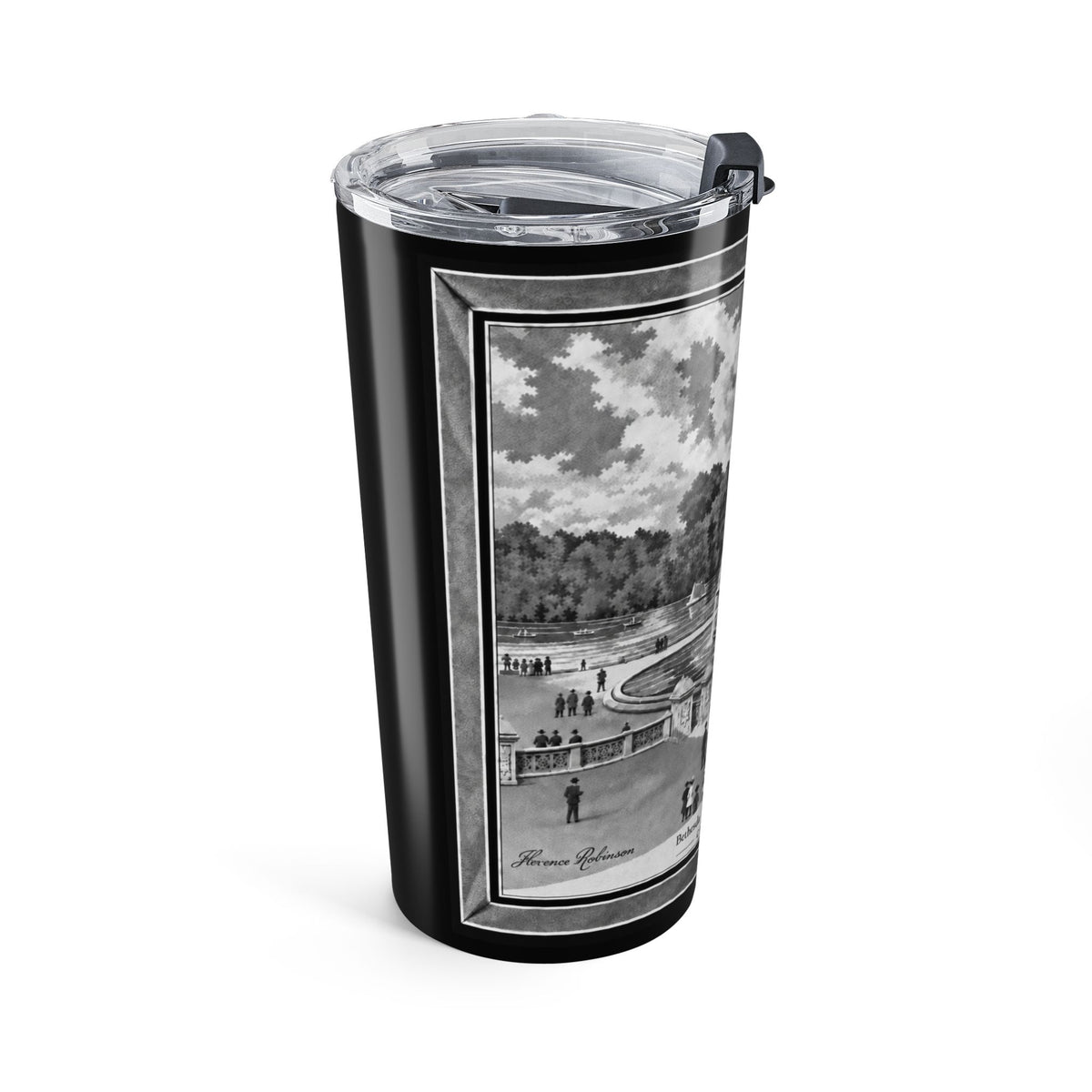 20 oz Steel Tumbler— Bethesda Fountain, Central Park, NYC — Archival Black