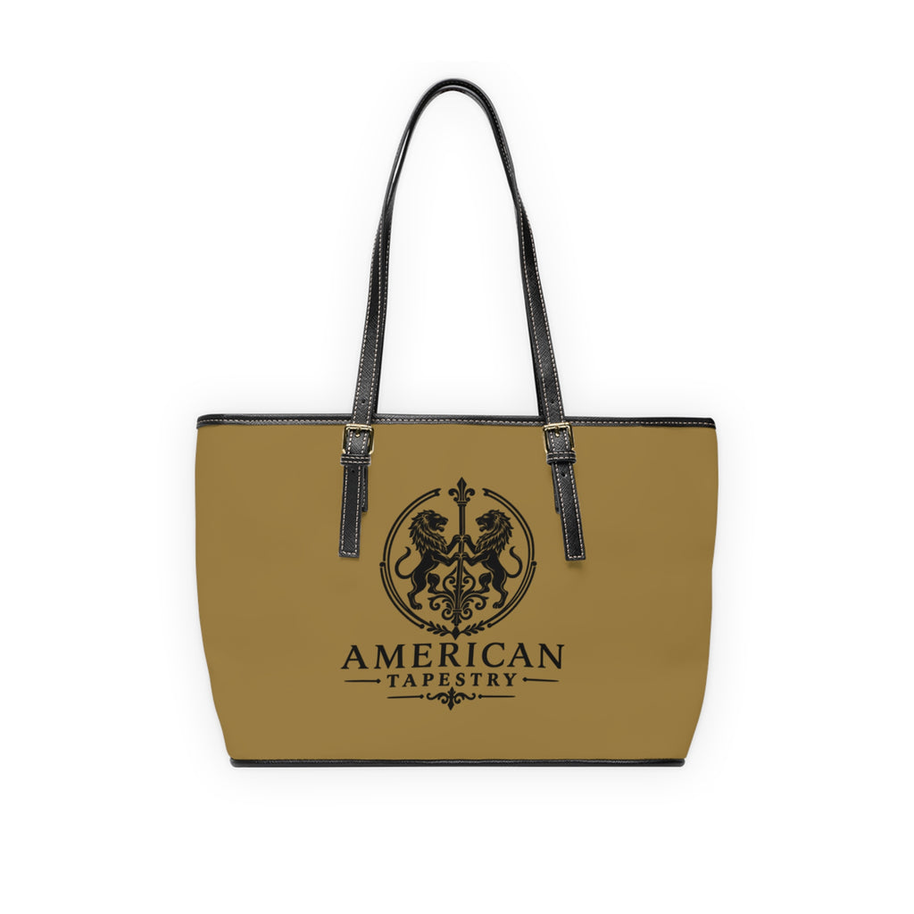 The Matador Collection-Tote-Red Cameo Bull with Saddle Brown