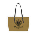 The Matador Collection-Tote-Red Cameo Bull with Saddle Brown