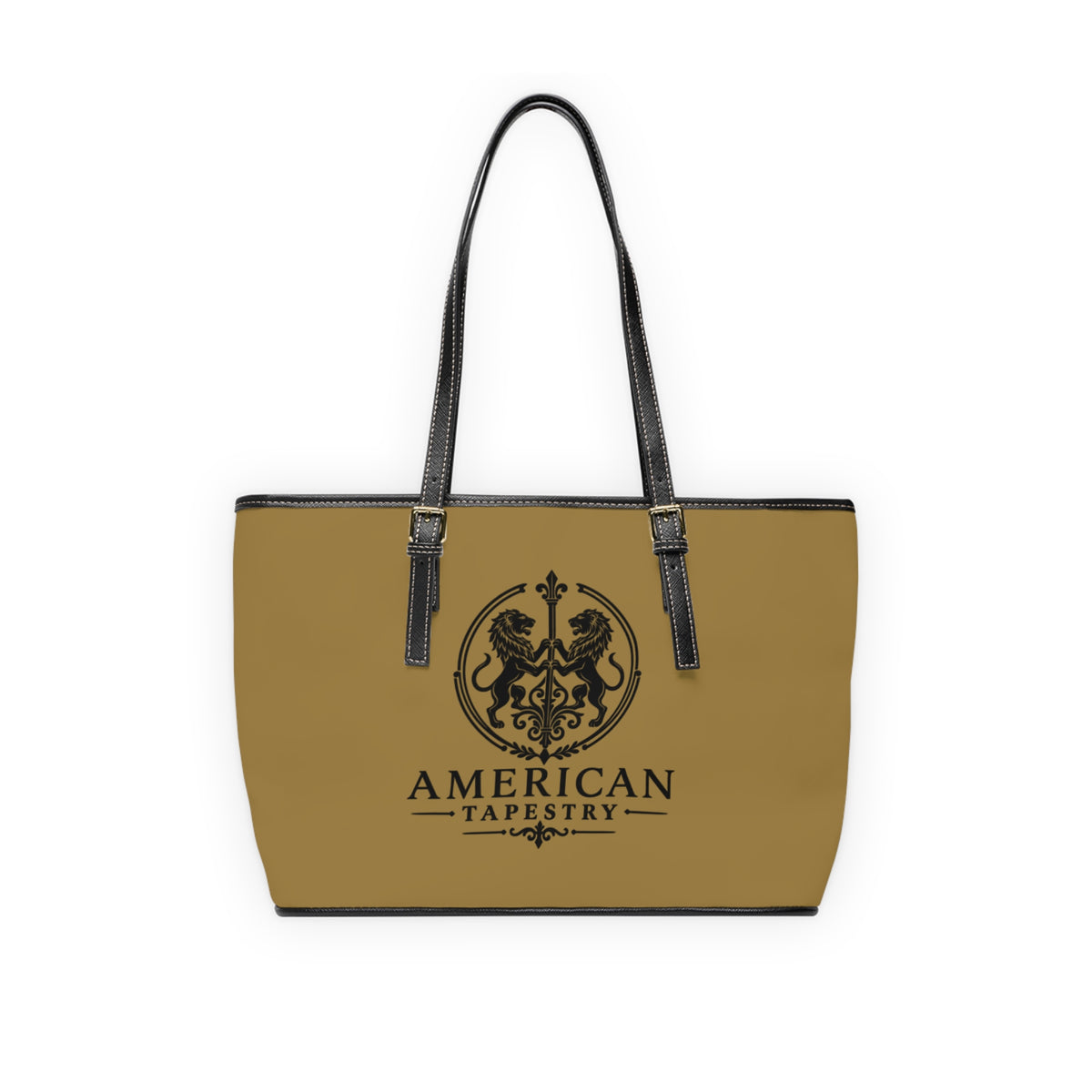 The Matador Collection-Tote-Red Cameo Bull with Saddle Brown