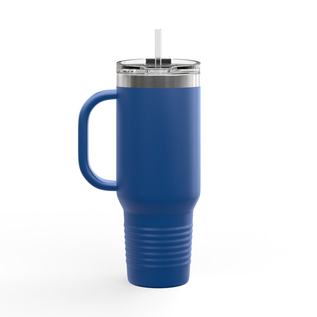 40 oz Insulated Travel Mug — USS Constitution — Multiple Colors in Black Text