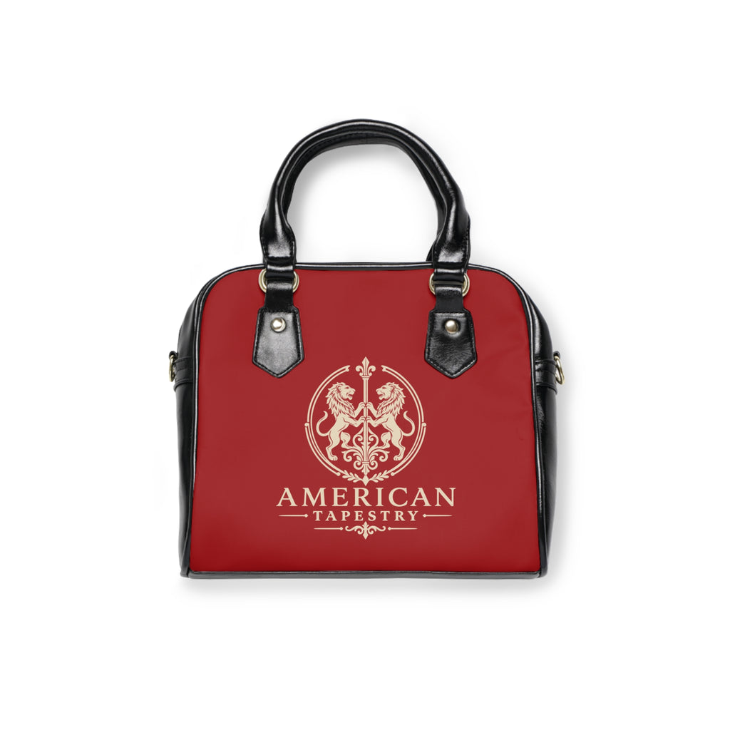 The Matador Collection-Satchel-Red Cameo Bulls with Red