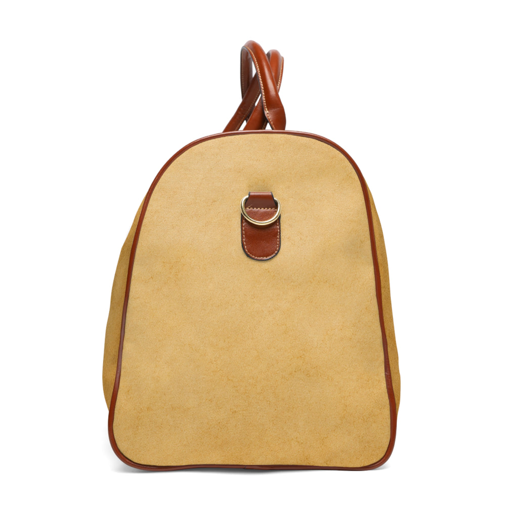 Duffle Bag — Inspired by Louis C. Tiffany (1848–1933) — Gold Lions on Parchment