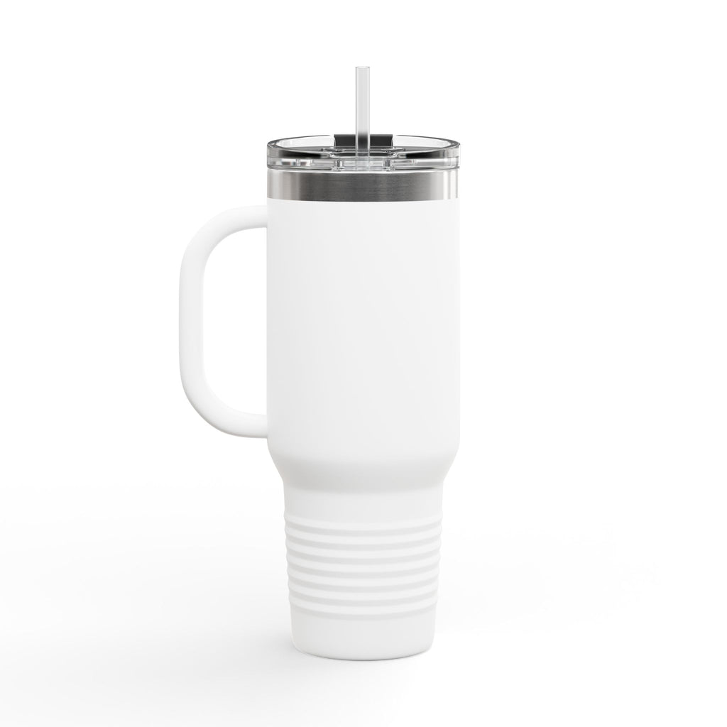 40 oz Insulated Travel Mug — USS Constitution — Multiple Colors in Black Text