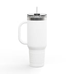 40 oz Insulated Travel Mug — USS Constitution — Multiple Colors in Black Text