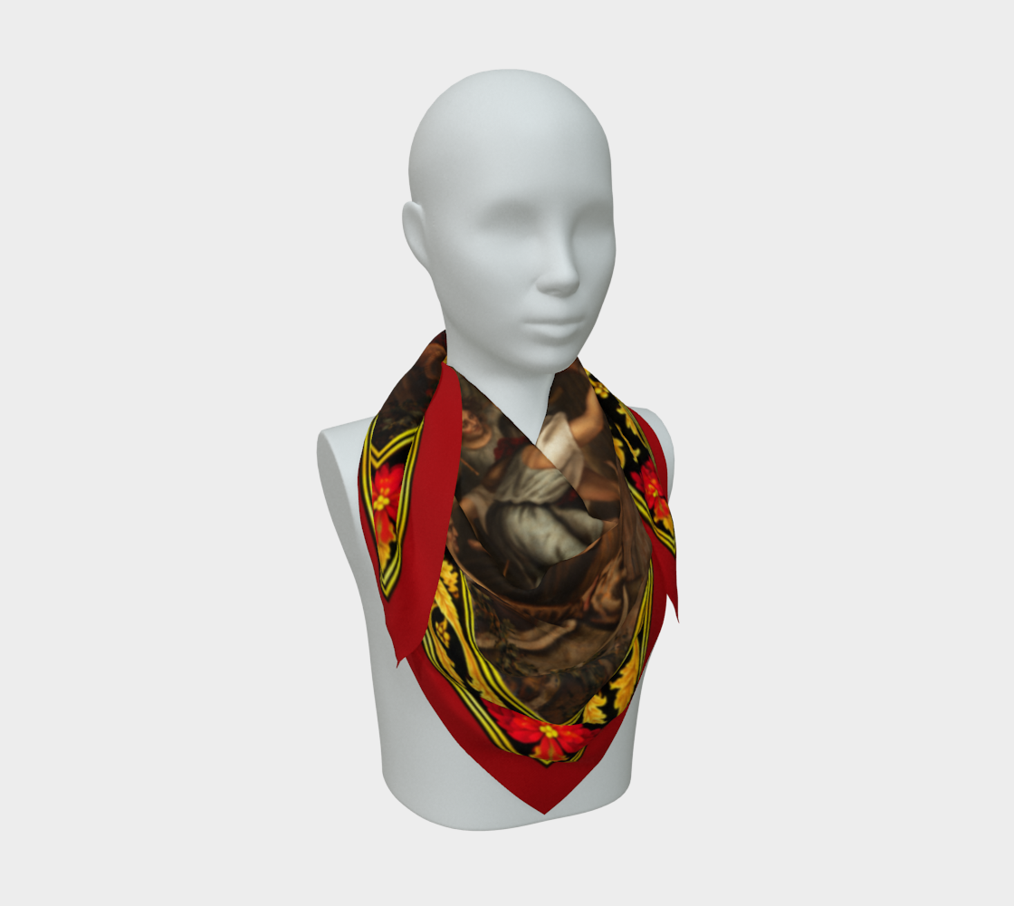 100% Silk Scarf — The Witches’ Dance