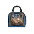 Satchel Bag — Return of the Constitution with Sky Blue and a Back Cream Emblem