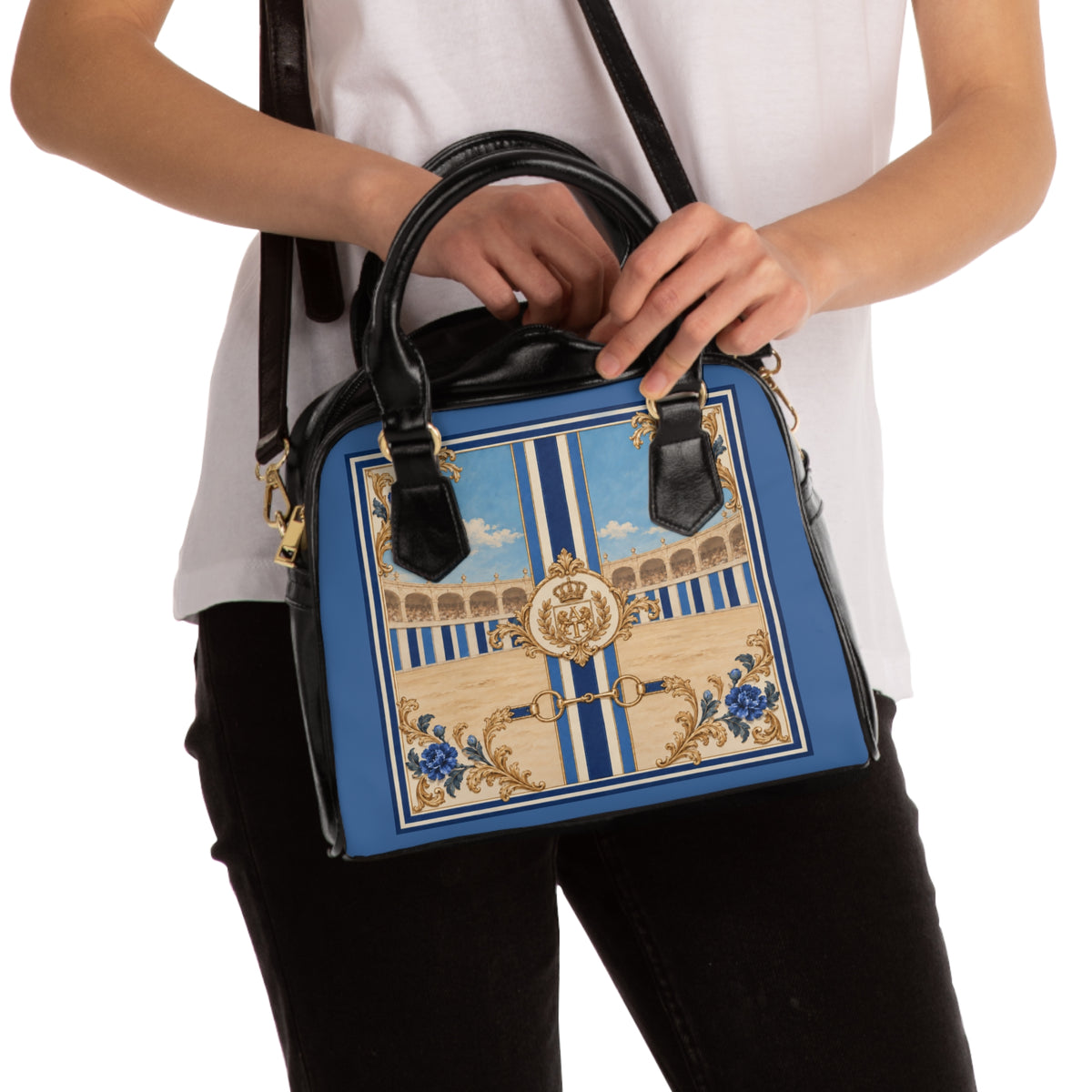 The Matador Collection-Satchel-Blue Tones