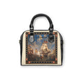 Satchel Bag — Return of the Constitution with Cream and a Back Crimson Emblem