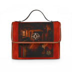 Waterproof Top Handle Bag — Interior Scene — Sunrise Ombré