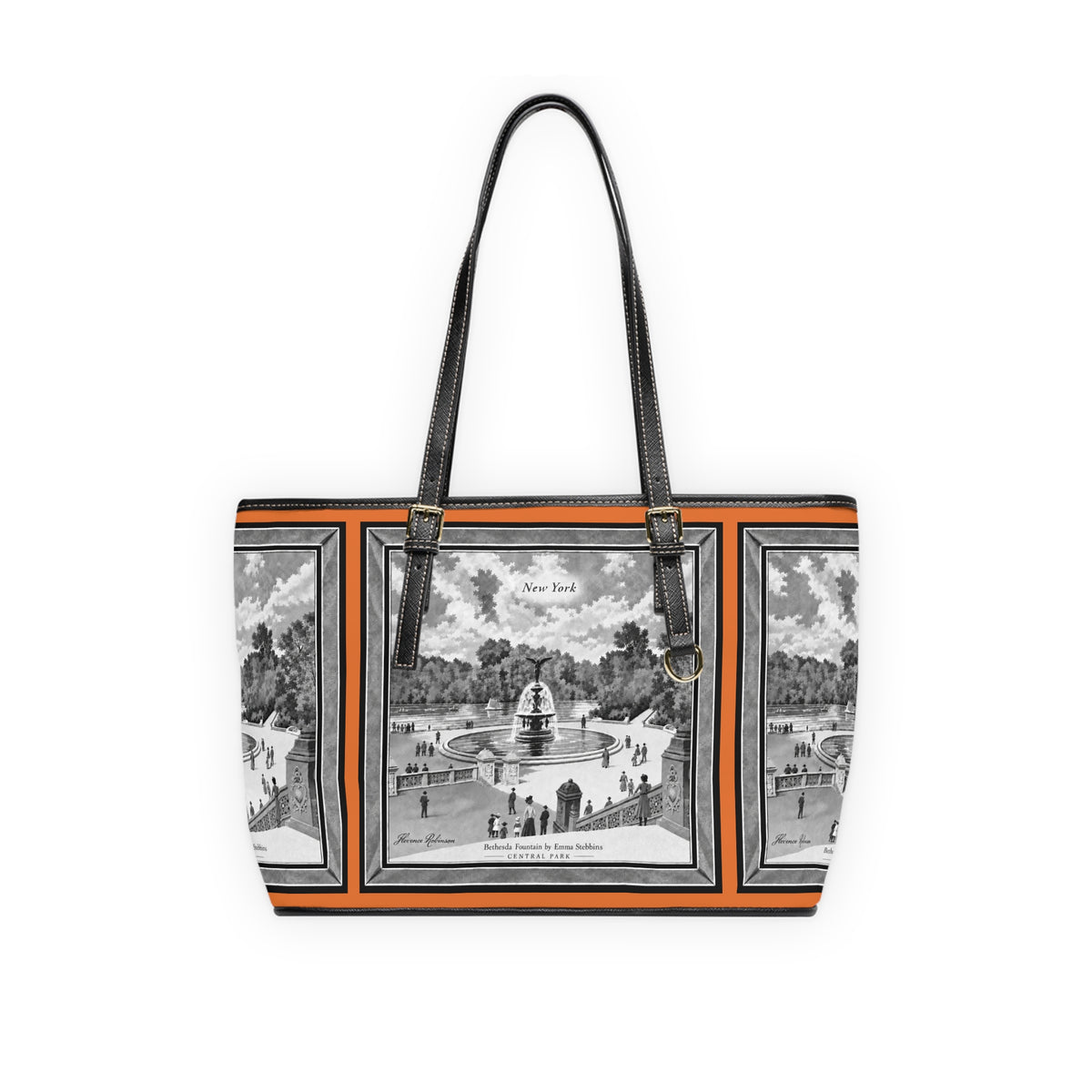 Tote — Bethesda Fountain, Central Park, NYC — Archival Orange