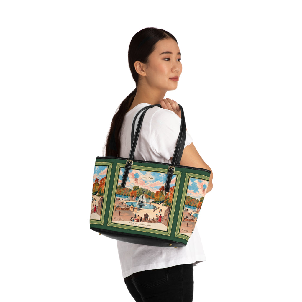 Tote — Bethesda Fountain, Central Park, NYC — Green