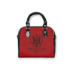 Satchel Bag — Interior Scene — Sunrise Ombré with Red