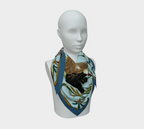 Art Nouveau 100% Silk Scarf — The Heron Collection