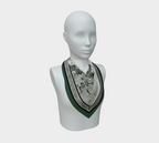 100% Silk Scarf — Bethesda Fountain, Central Park, NYC — Archival Green