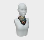 100% Silk Scarf — Return of the Constitution — Deep Navy Border