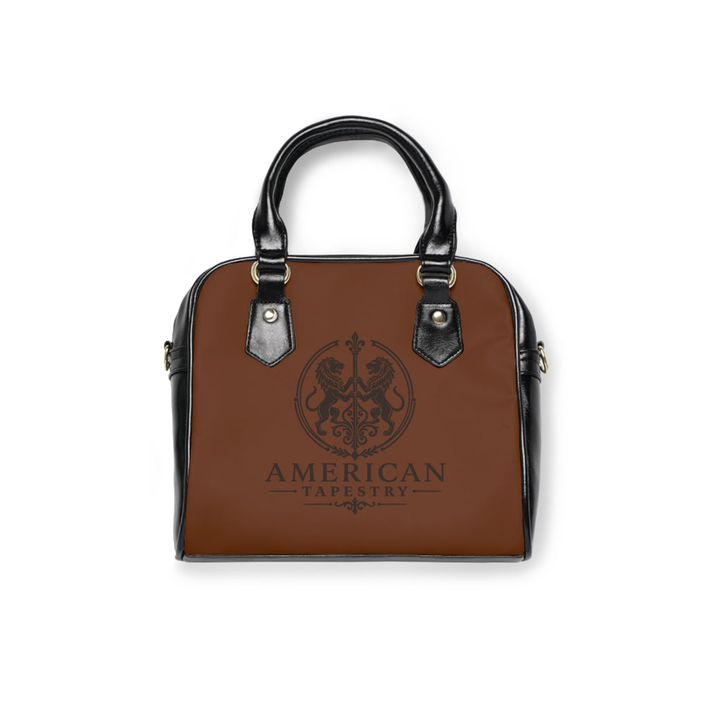 Satchel Bag — Interior Scene — Sunrise Ombré with Brown