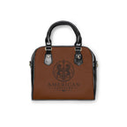 Satchel Bag — Interior Scene — Sunrise Ombré with Brown