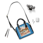 Satchel Bag — Bethesda Fountain, Central Park, NYC — Blue