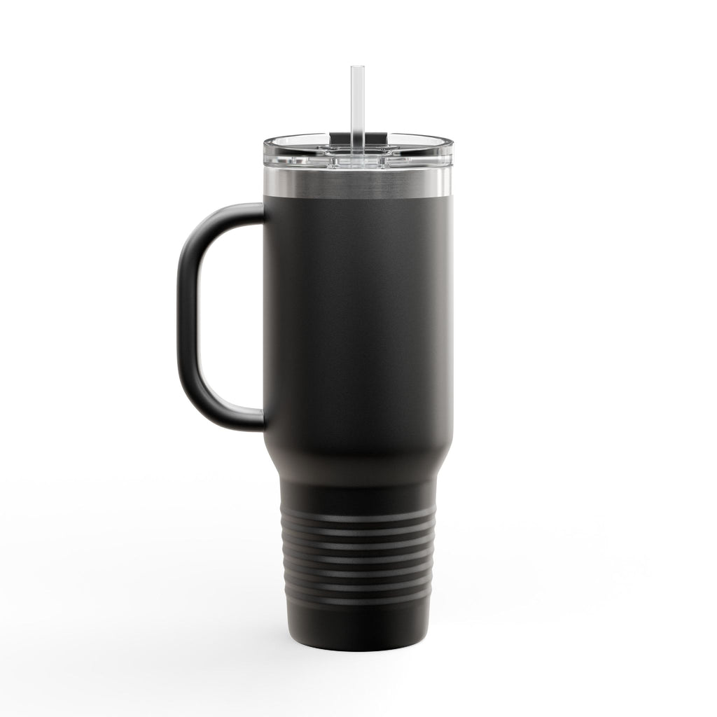 40 oz Insulated Travel Mug — USS Constitution — Multiple Colors in White Text