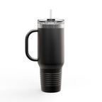 40 oz Insulated Travel Mug — USS Constitution — Multiple Colors in White Text
