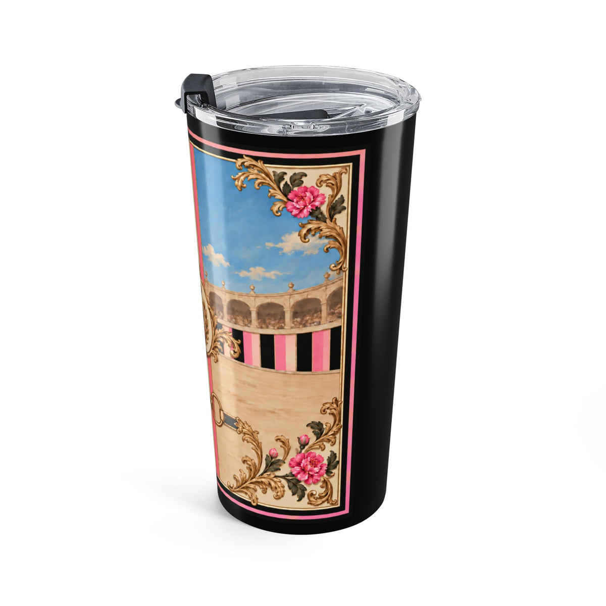 The Matador Collection-20 oz Tumbler-Pink and Black