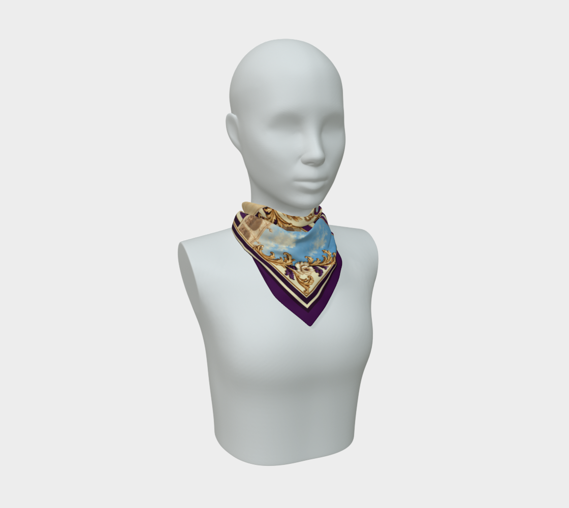 The Matador Collection-100% Silk Scarf-Royal Purple