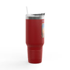 40 oz Insulated Travel Mug — USS Constitution — Multiple Colors in Black Text
