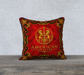 Pillowcase — Filling the Powder Horn — Original Multicolored on Red