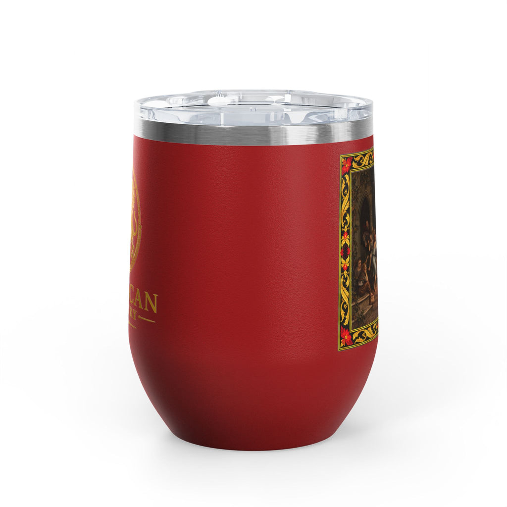 12oz Wine Tumbler — Witches' Dance in Black or Red