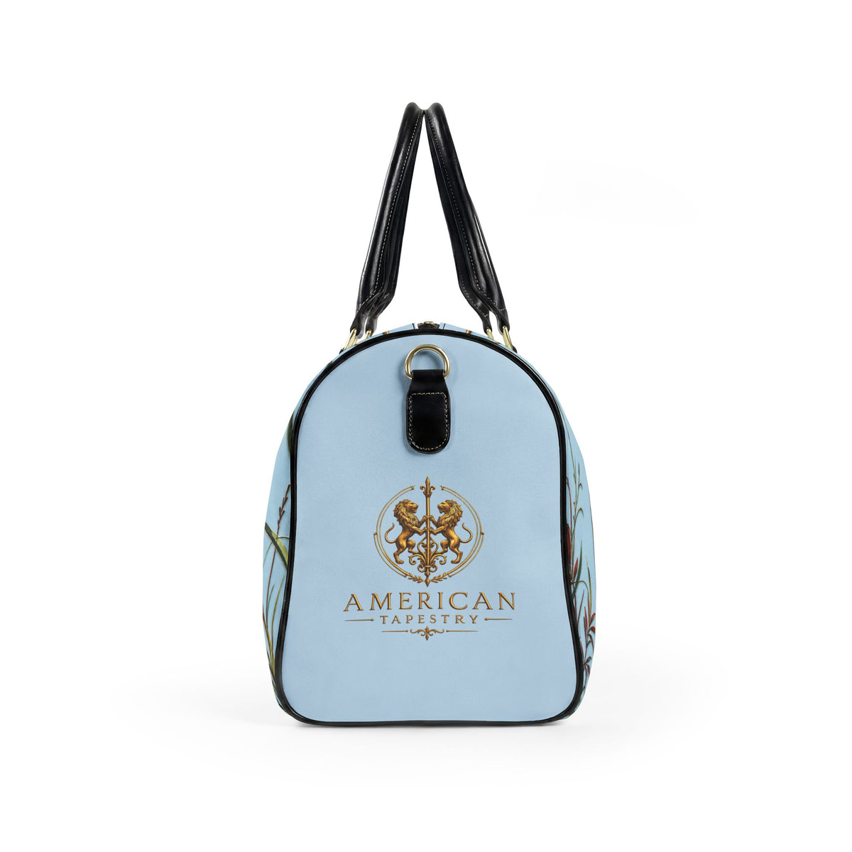 Art Nouveau Barrel Bag — The Heron Collection — 8" × 19"