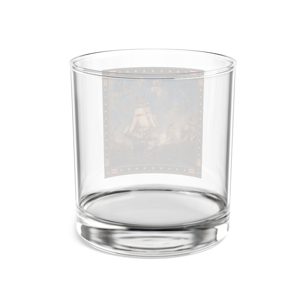 10 oz Rocks Glass — USS Constitution
