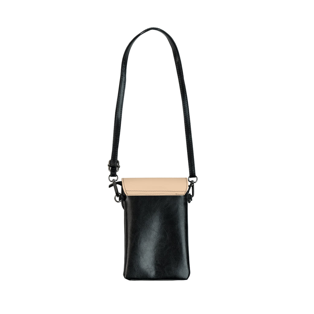 Crossbody Phone Case & Wallet Crossbody Bag — Return of the Constitution — Cream with Navy Emblem
