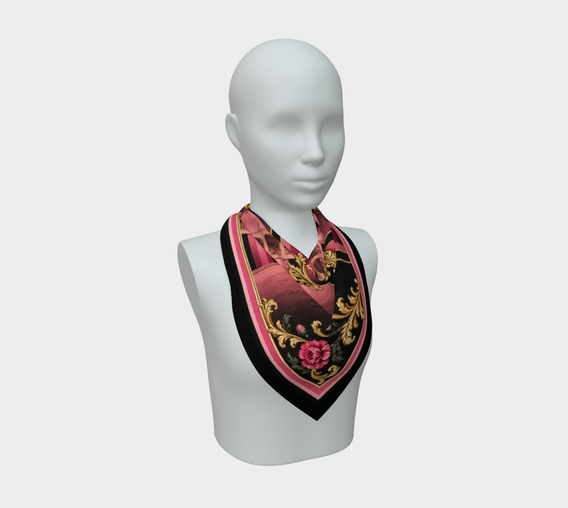 Matador Collection-100% Sillk Scarf-Pink Ombré