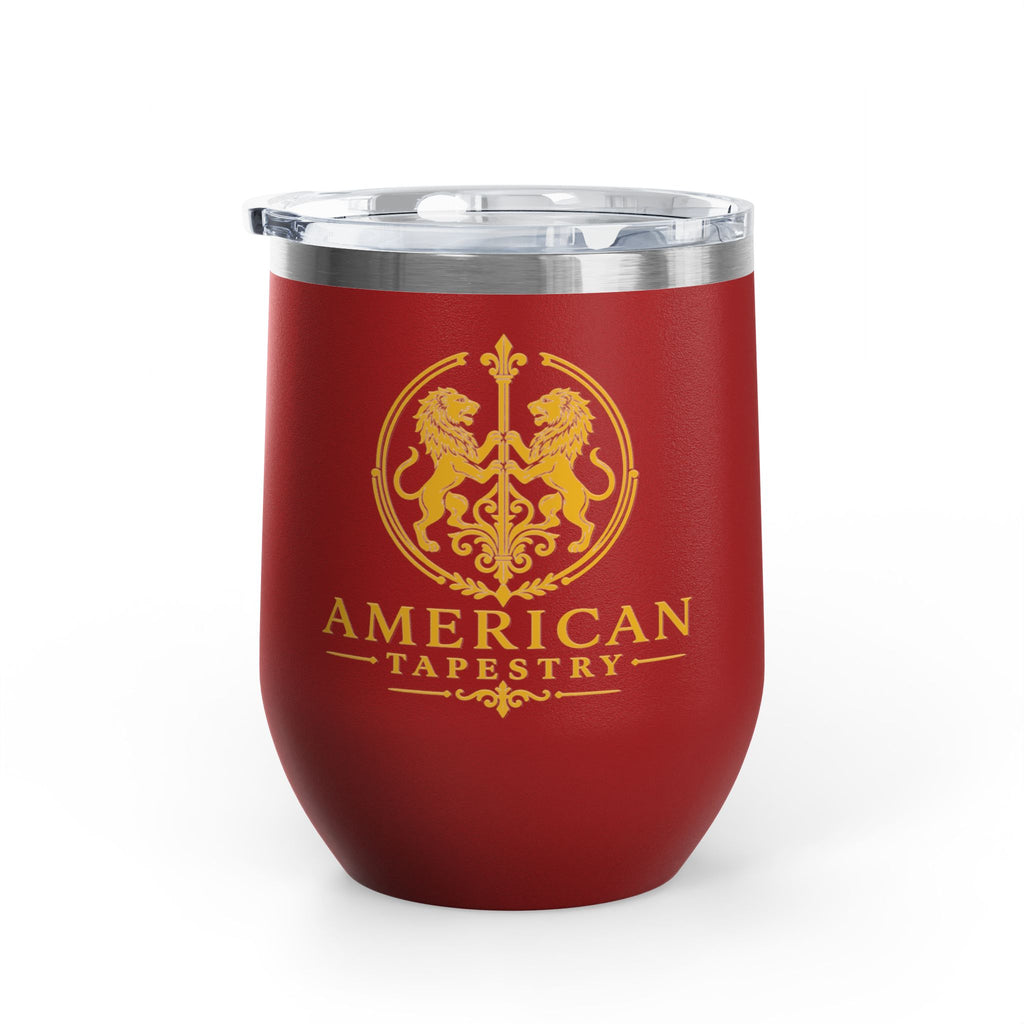 12oz Wine Tumbler — Witches' Dance in Black or Red