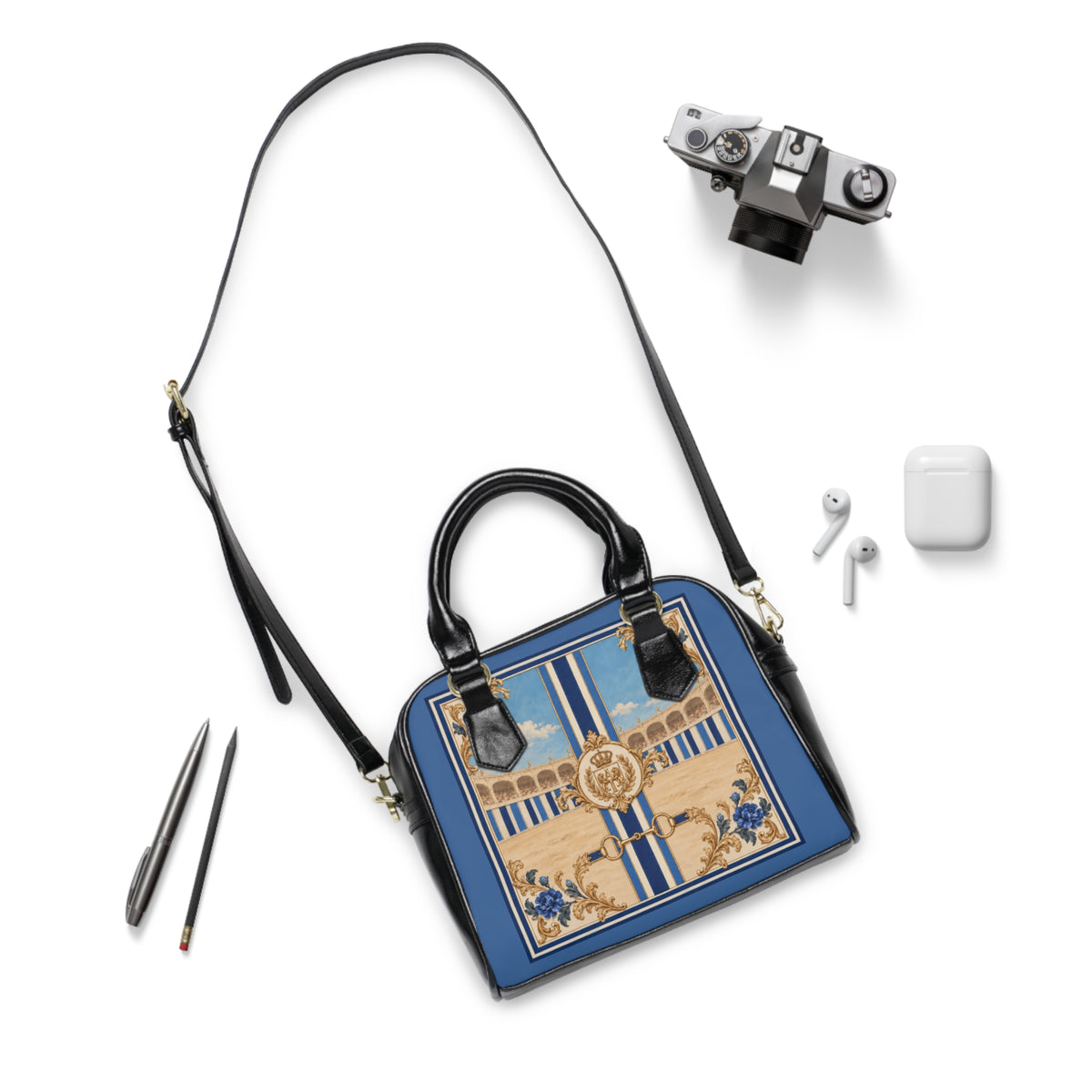 The Matador Collection-Satchel-Blue Tones