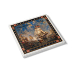 Coaster-USS Constitution – White Border