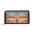 The Matador Collection-Zip Wallet-Orange and Black