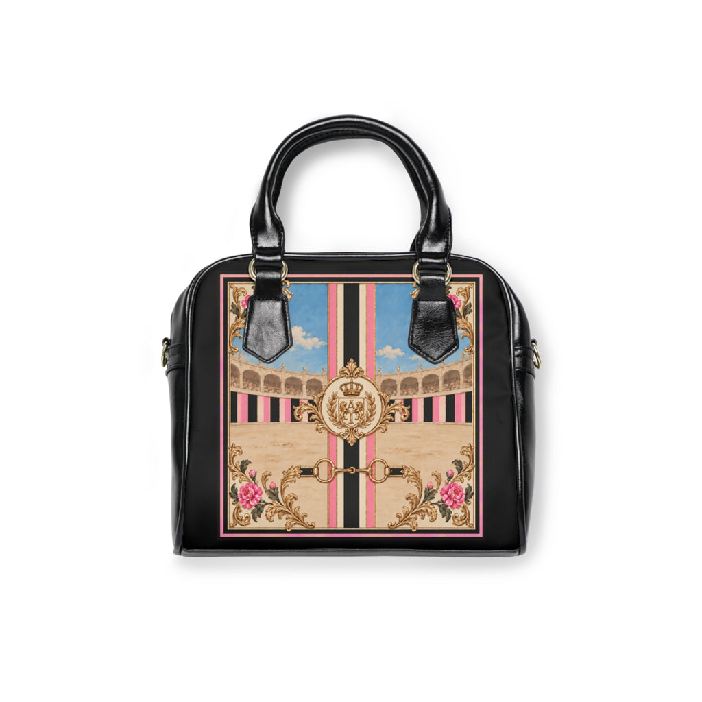 The Matador Collection-Satchel-Pink and Black